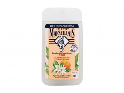 Le Petit Marseillais Extra Gentle Shower Cream Organic Orange Blossom Sprchový gel 250 ml