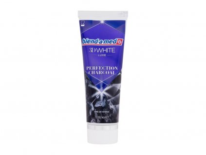 Blend-a-med 3D White Luxe Perfection Charcoal Zubní pasta 75 ml