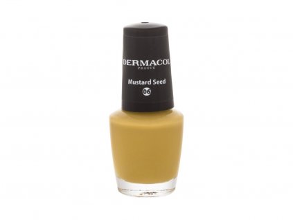 Dermacol Nail Polish Lak na nehty 5 ml 06 Mustard Seed  Autumn Limited Edition