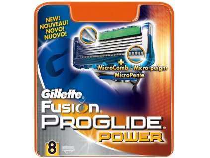 Gillette Fusion Proglide Power náhradní břity 8 ks pro muže
