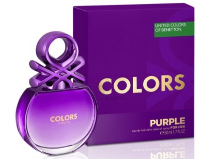 Benetton Colors de Benetton Purple toaletní voda 50 ml Pro ženy