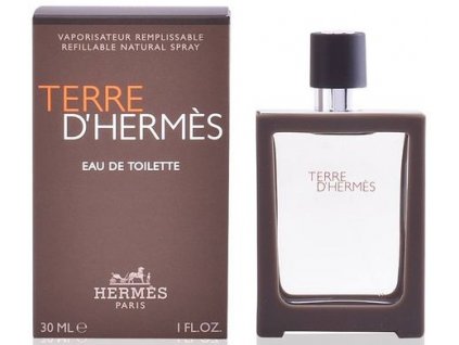 Hermes Terre d'Hermes toaletní voda 30 ml pro muže plnitelný flakón