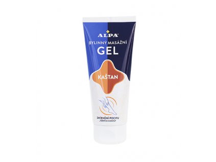 Alpa Kaštan bylinný masážní gel 100 ml