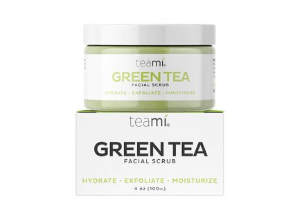 Teami Green Tea Facial Scrub pleťový peeling 100 ml