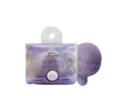 Daily Concepts Baby's Lavender Konjac Sponge dětská houbička na koupání