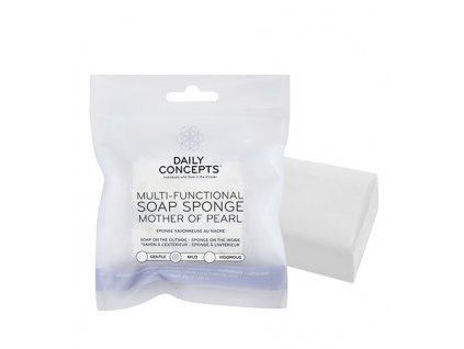 Daily Concepts Mother Of Pearl Multi-Functional Soap Sponge multifunkční mýdlová houba 45 g