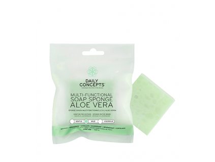 Daily Concepts Aloe Vera Multi-Functional Soap Sponge multifunkční mýdlová houba 45 g