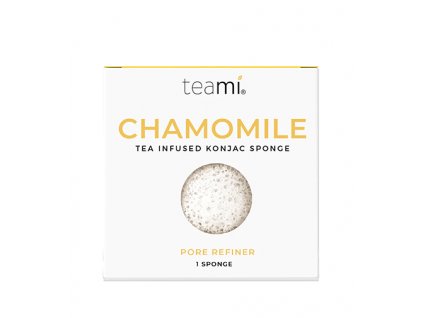 Teami Chamomile Tea Infused Konjac Sponge mycí houbička na obličej
