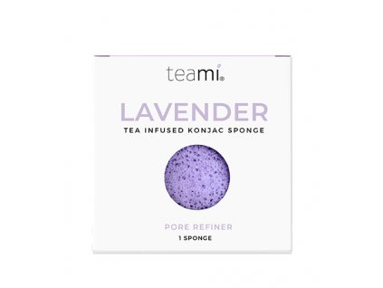 Teami Lavender Tea Infused Konjac Sponge mycí houbička na obličej