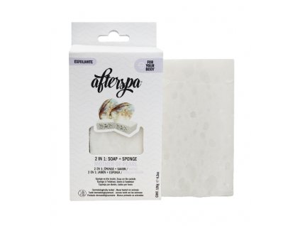 AfterSpa Mother of Pearl Soap Sponge multifunkční mýdlová houba 120 g