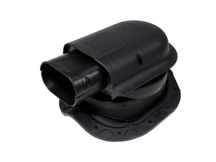 Solární průchodové prvky pro profilovaný plech (Barva Černá)