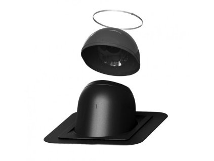 Průchodový prvek pro kulaté komíny (Barva Černá, Průměr [mm] Ø 200–265)