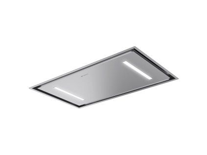 HEAVEN DUAL LIGHT X FLAT KL A90 stropní (Barva Nerez, Šířka 90 cm, Výkon 200 | 350 | 400 | INT 520 | BOOST 720 m3/h)