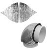 Izolace Na Kruhovou Odbočku 90° VentilaPlast Ventila