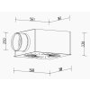 Plenum box PB Rozšiřovací boxy pod vířivé anemostaty 598 mm Ventila