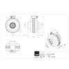 Radialni ventilator do potrubi RS 100L technicky vykres