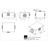 Zvukotesny diagonalni ventilator EM DUO 250 EC K 02 technicky vykres