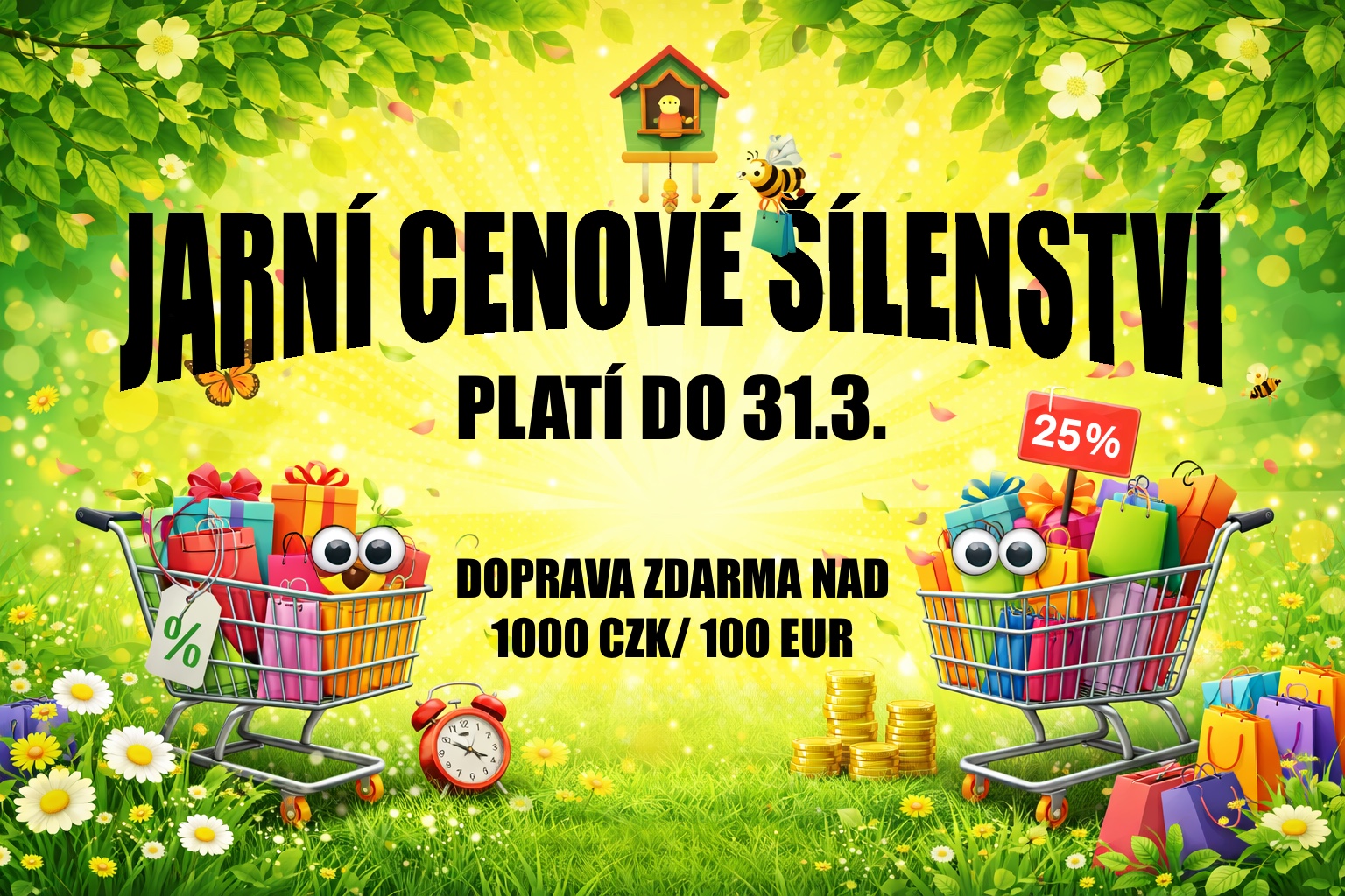 Jarní cenové šílenství