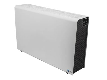 Lokální entalpická rekuperace XROOM-100 bílá (Model Senzor oxidu uhličitého CO2, Dohřev Elektrický dohřev, Předehřev S předehřevem)