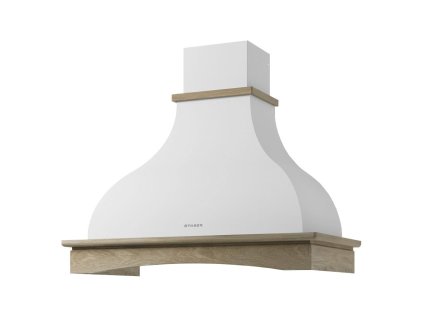 WEST WH A90 bez rámu komínové (nástěnné) (Barva Bílá, Šířka 90 cm, Výkon 240 | 330 | 450 m3/h)