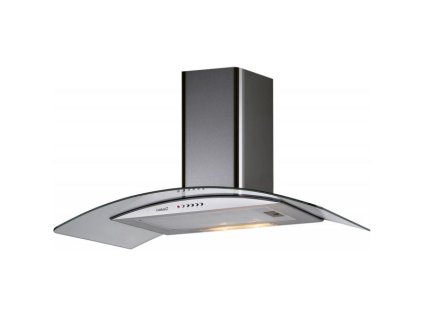 CATA C GLASS Nerez 600 Odsavač par (Šířka 60 cm, Barva Nerez / čiré sklo, Výkon 400 m3/h)