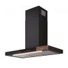 T-AIR KL A90 Komínová digestoř (Barva Černé / hnědé sklo, Výkon 280 | 420 | 600 | INT 750 m3/h, Šířka 90 cm)