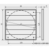 Nevýbušná větrací mřížka WSK EX (Průměr [mm] Ø 209)