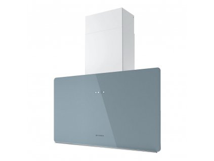 GLAM LIGHT ZERO DRIP A80 doprodej Komínová digestoř (Barva Bílá / popelavě modré sklo, Šířka 80 cm, Výkon 190 | 250 | 400 | INT 570 m3/h)