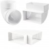 Kruhové / hranaté plastové oblouky / kolena VentilaPlast Ventila