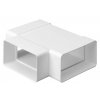 Plastová hranatá odbočka T 55x110 VentilaPlast Ventila