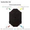 slim 150 ventila pohled zespodu