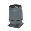 Odvětrávací vývod VILPE® FLOW Ø125 mm + montážní deska 250x250 mm