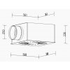 Plenum box PB Rozšiřovací boxy pod vířivé anemostaty 598 mm Ventila