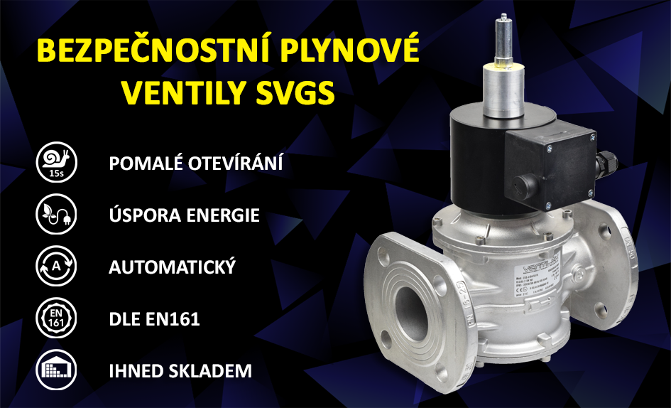 Plynový ventil SVGS