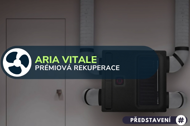 Aria Vitale - přelomová rekuperační jednotka s 5 letou zárukou při koupi potrubního rozvodu ADURO