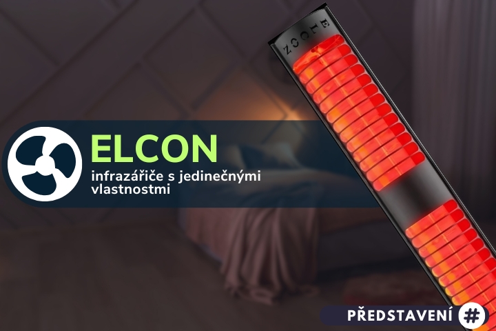 Elcon - infrazářiče s jedinečnými vlastnostmi