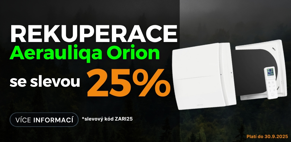 Akce 25% na rekuperační jednotky Aerauliqa Orion