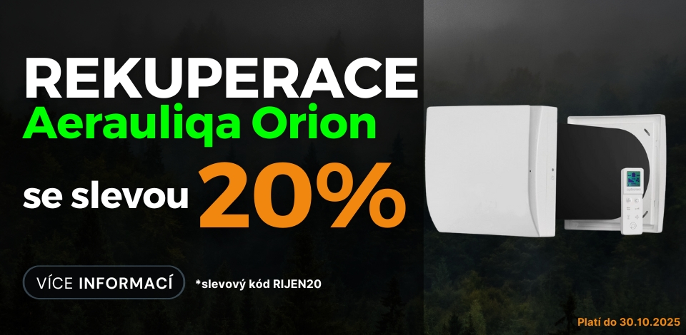 Akce 20% na rekuperační jednotky Aerauliqa Orion