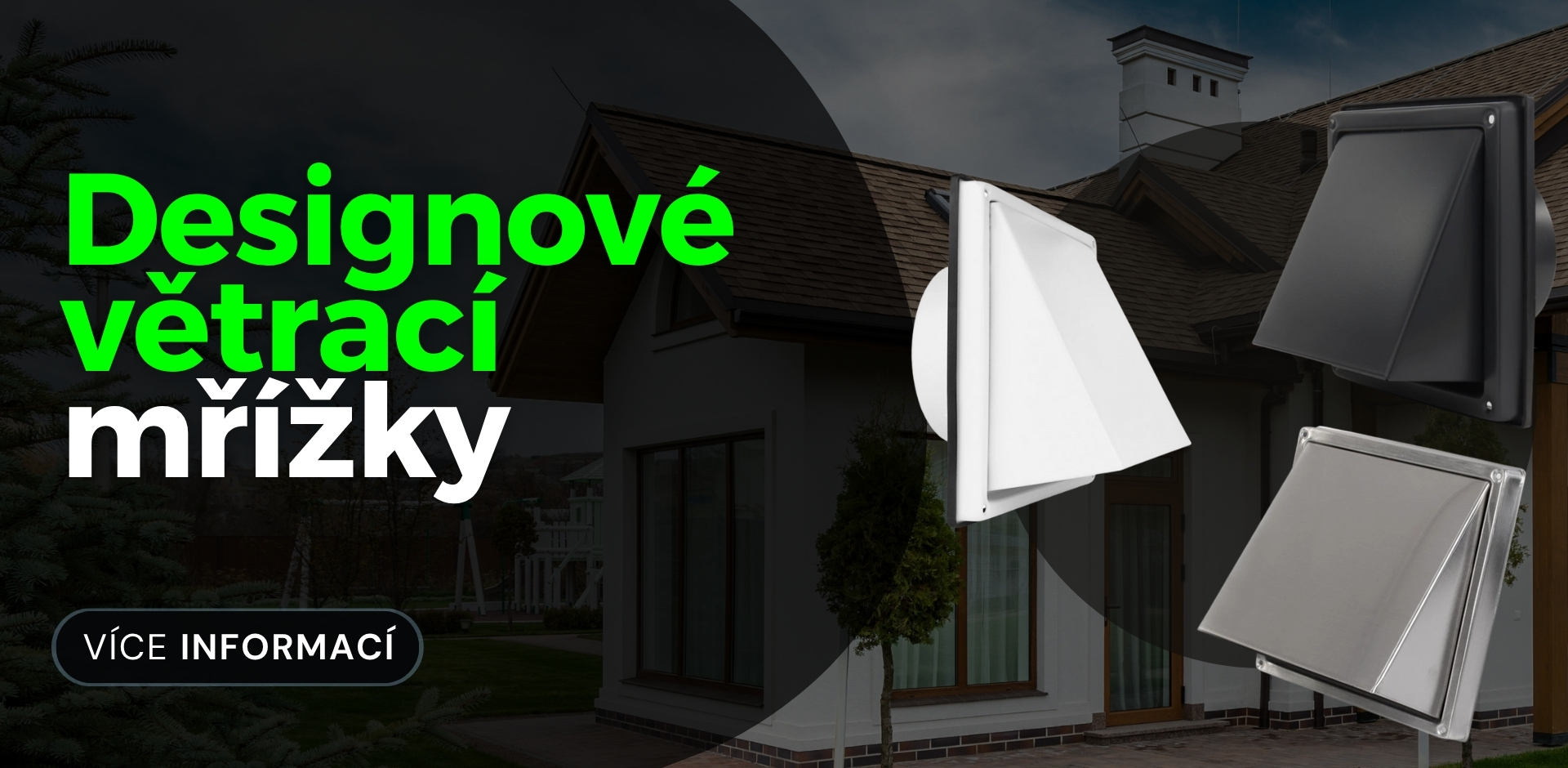 Designové větrací, ventilační mřížky - ventishop