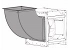 OB90 - oblouky v úhlu 90° pro průmyslové radiální ventilátory Alteko RFU