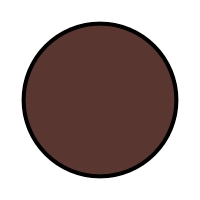 Hnědá kruhová větrací mřížka