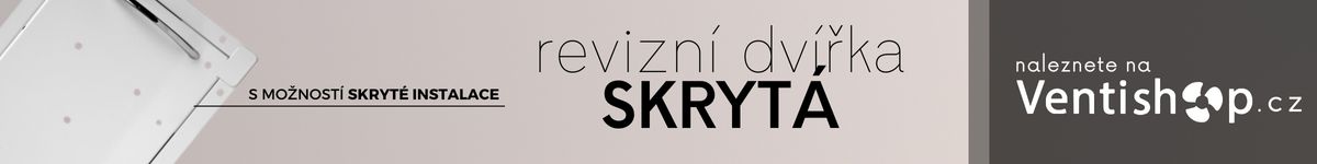 Skrytá revizní dvířka