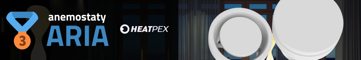 Elegantní anemostaty Heatpex ARIA