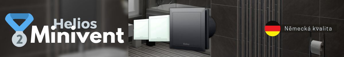 Designový ventilátor do koupelny Helios MiniVent