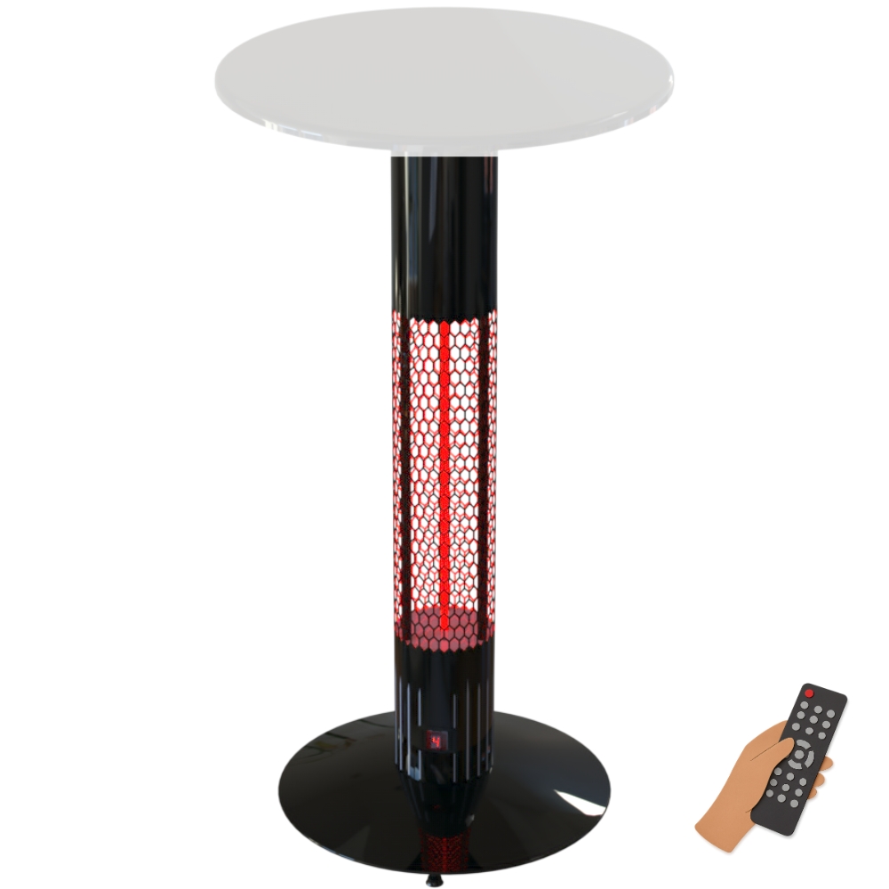 Topný stůl, infrazářič - fotografie