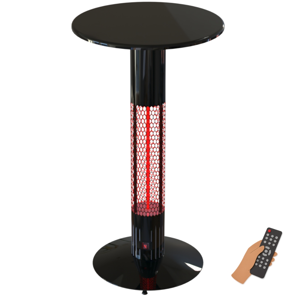 Topný stůl, infrazářič - fotografie