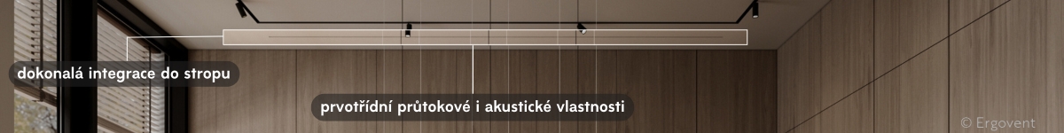 Revoluční difuzory Ergovent Lineo Pro