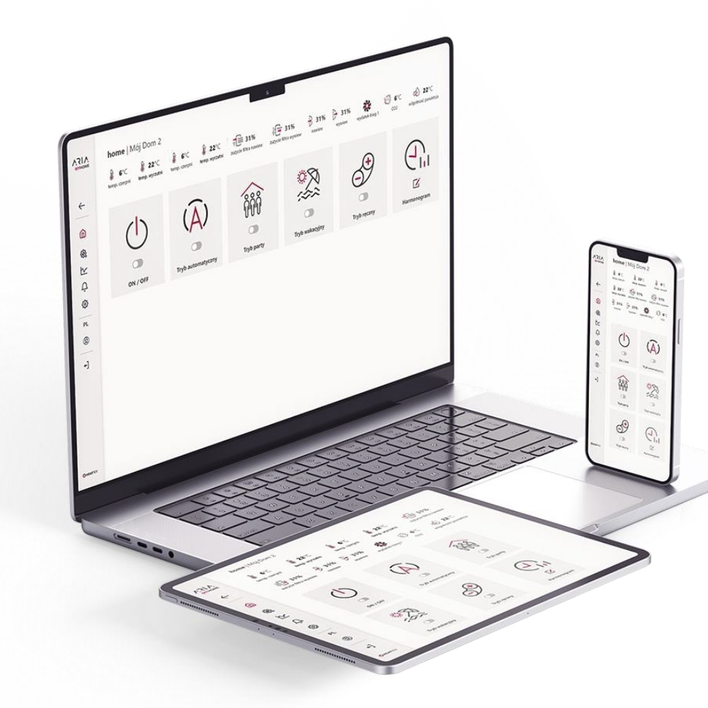 Snadné nastavení parametrů - Aria Vitale Compact