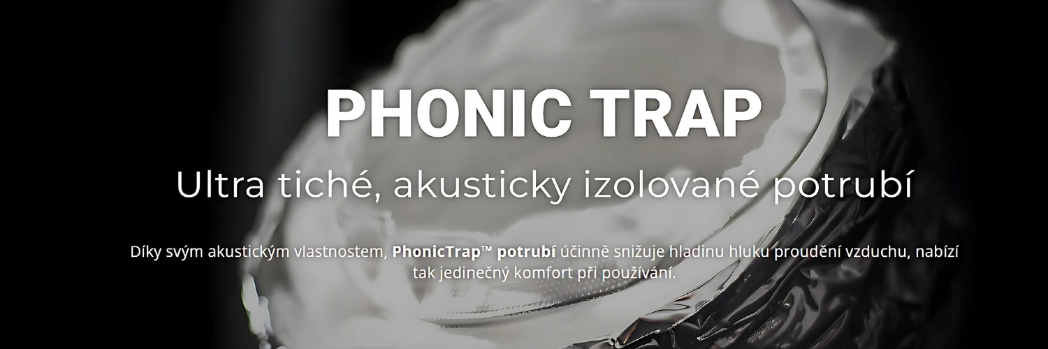 Ultra tiché, akusticky izolované potrubí