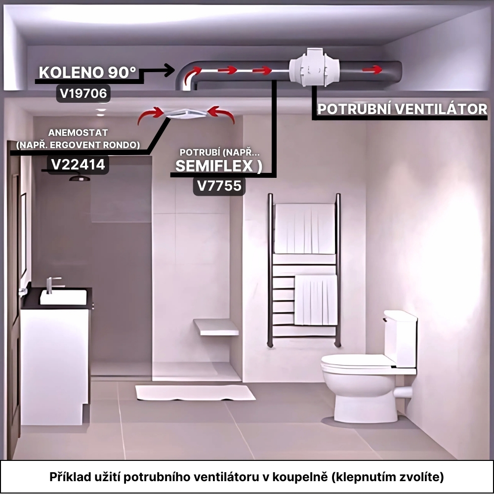 Ukázka užití potrubního ventilátoru v praxi